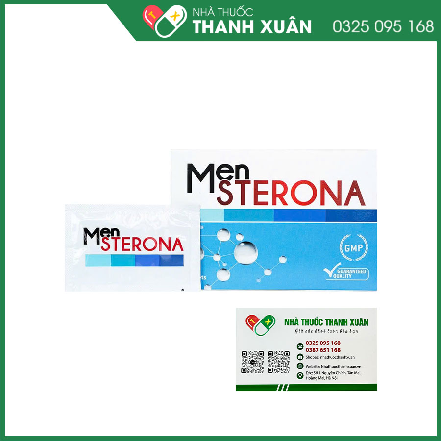 Men Sterona giúp tăng cường sinh lý và tăng cường đề kháng cho cơ thể
